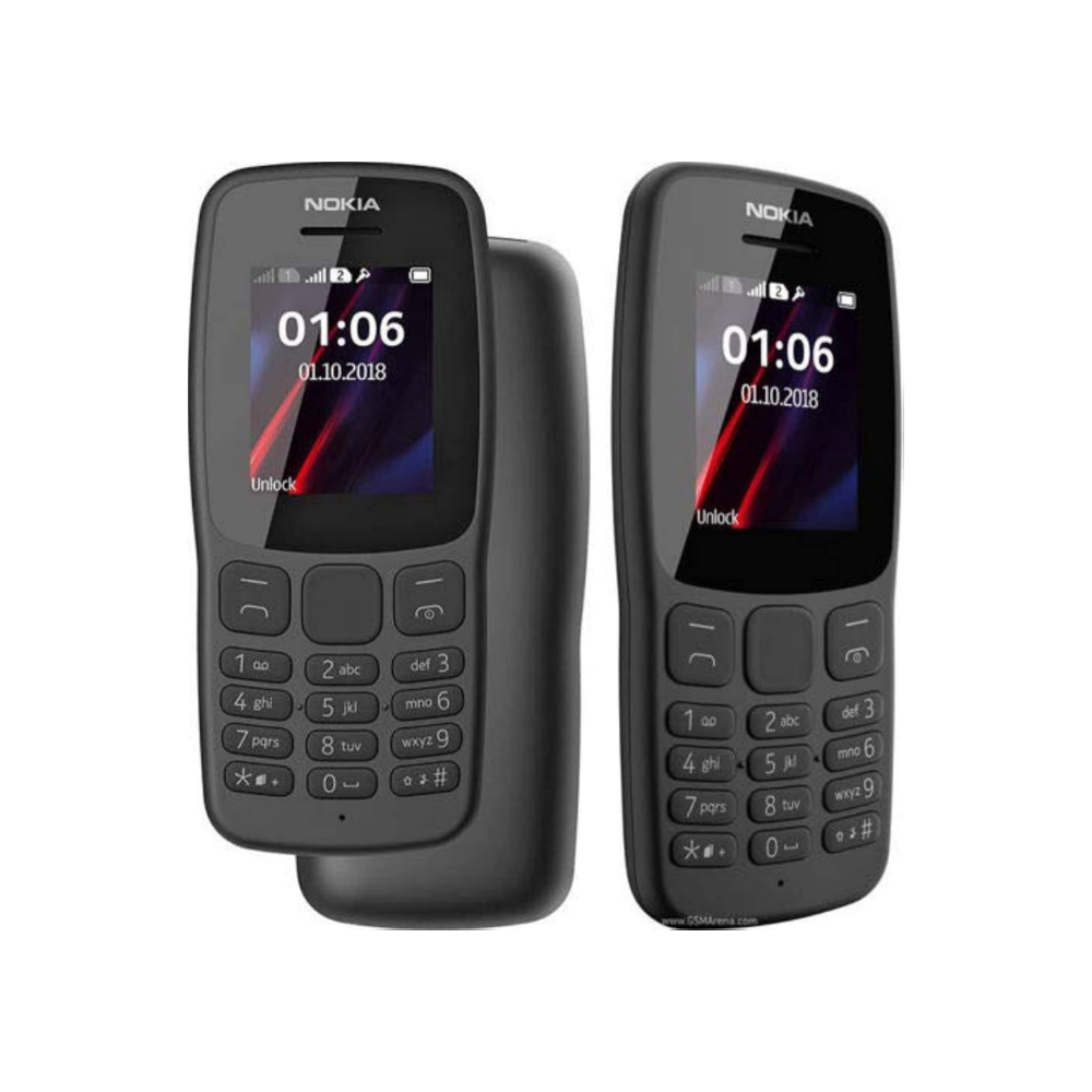 Nokia 106 4G - Black -1.8 inches - 4MB