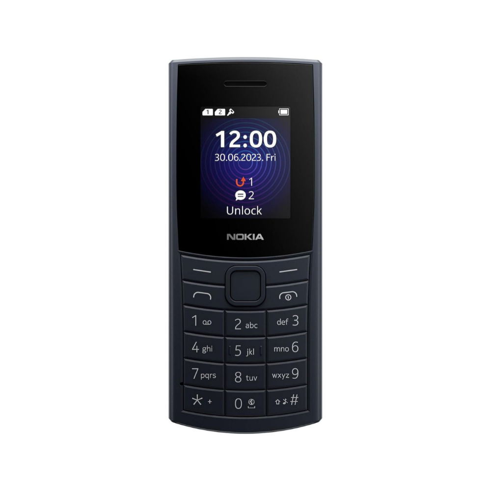 Nokia 110 (2023) - Black - 1.8 inches - Unspecified storage