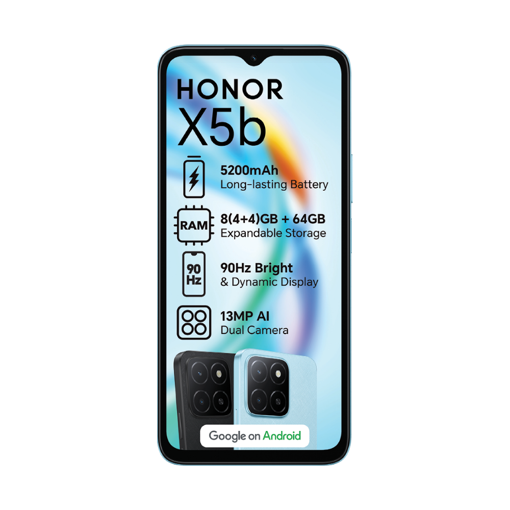 HONOR X5B 4G - Black - 6.56 inch - 64GB