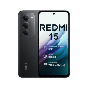 Xiaomi Redmi 15 - Black- 6.9 inch - 256GB